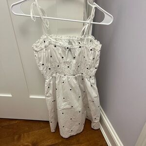 Polka dot mini dress